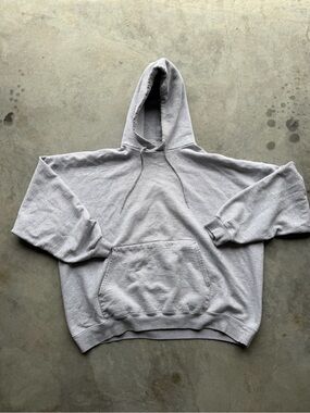 XL Vintage 90s Hanes Heather Gray Hoodie